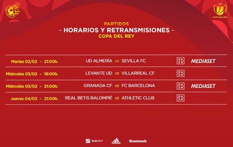 El Sevilla FC se enfrentará a la UD Almería en los cuartos de la Copa del Rey