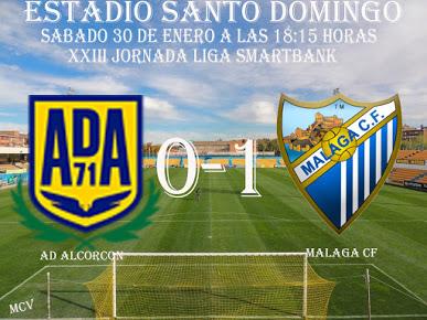 AD ALCORCON 0-1 MALAGA CF AD ALCORCON 0-1 MALAGA CF