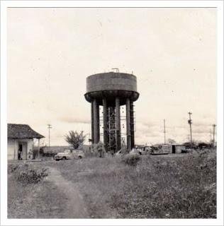 Tanque de reserva de agua potable de la Ciudad de Chitré en 1953