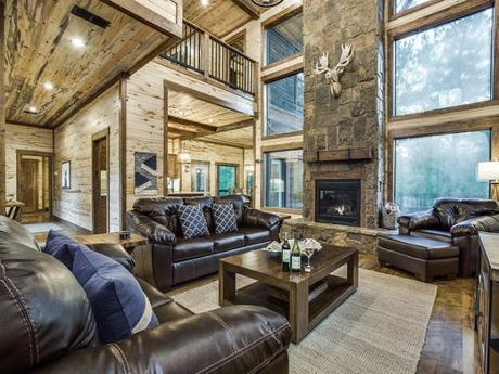 Cabana de Montana, en Estilo Rustico en Broken Bow