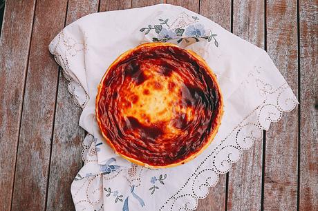 TARTA DE QUESO CON CARAMELO
