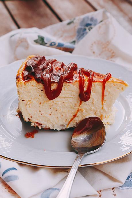 TARTA DE QUESO CON CARAMELO