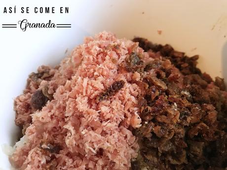 Fiambre de pollo y jamón