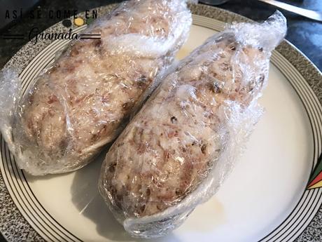 Fiambre de pollo y jamón