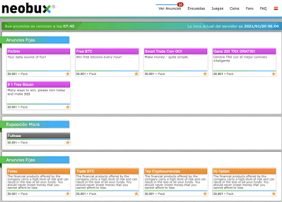 Anuncios Renumerados Neobux