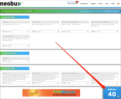 AdPrize en NeoBux