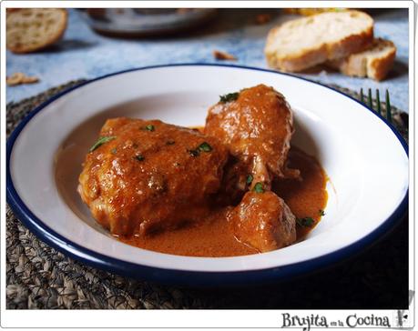 Pollo en salsa de anacardos Pollo en salsa de anacardos