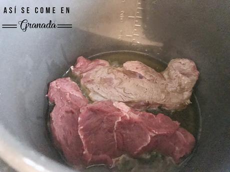 Jarrete de ternera guisado Jarrete de ternera guisado