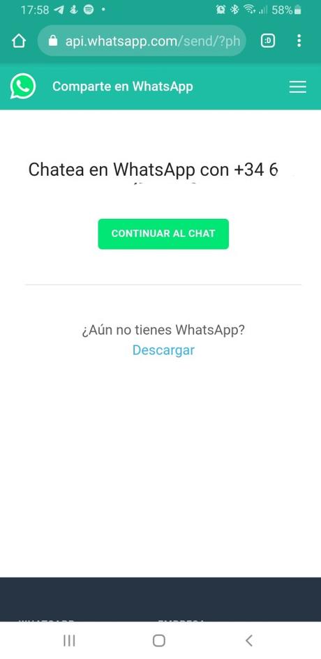 Truco: Abre un chat contigo mismo en WhatsApp