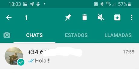 Truco: Abre un chat contigo mismo en WhatsApp