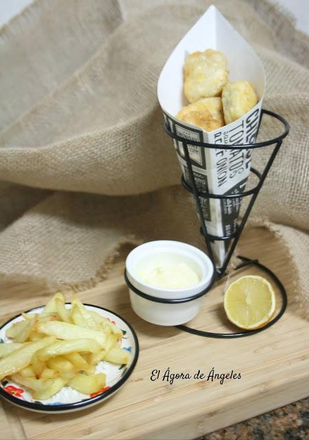 Fritos de pixín (rape)  El Ágora de Ángeles