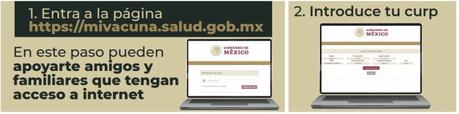 Pasos para ser vacunado contra el COVID-19 en México