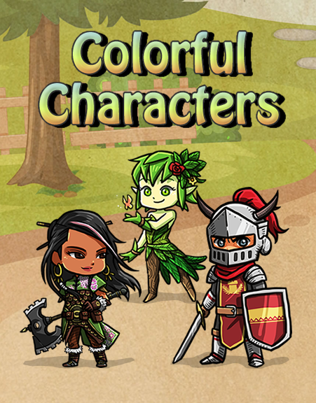 Colorful Characters: 100 NPCs for D&D & Fantasy RPGs, en Kickstarter Colorful Characters: 100 NPCs for D&D & Fantasy RPGs, en Kickstarter