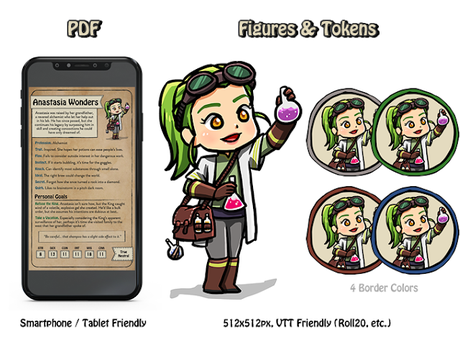 Colorful Characters: 100 NPCs for D&D & Fantasy RPGs, en Kickstarter Colorful Characters: 100 NPCs for D&D & Fantasy RPGs, en Kickstarter