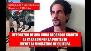 Reportero de ADN Cuba reconoce cuánto le pagaron por el show frente a Ministerio de Cultura (+ Video)