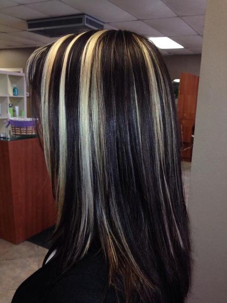 Trending topic: contrast hair. Trending topic: contrast hair.