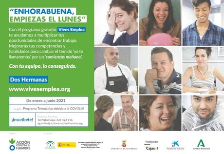 VIVES EMPLEA 2021, Convocatória abierta para 25 personas desempleadas