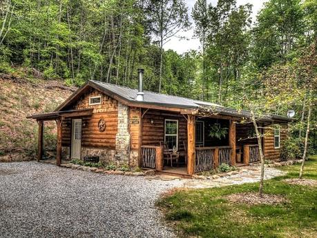 Cabana Rustica en las Smoky Mountains,