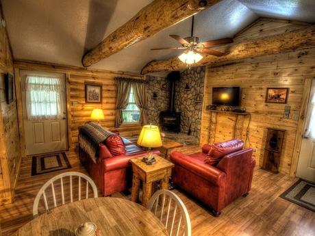 Cabana Rustica en las Smoky Mountains,