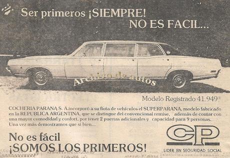 Ford Fairlane limusina de Cochería Paraná