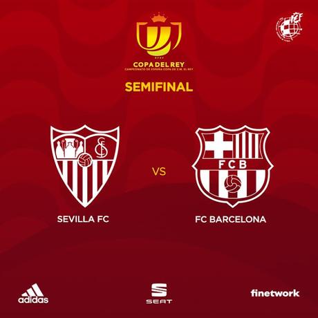 El Sevilla FC se enfrentará al FC Barcelona en las Semifinales de la Copa del Rey