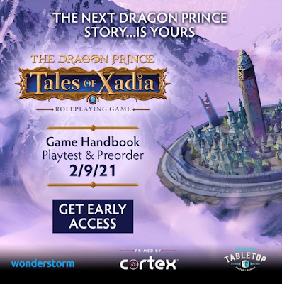 The Dragon Prince: Tales of Xandia RPG, pronto