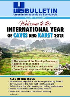 Salimos en el Boletín de la Union Internationale de Spéléologie Salimos en el Boletín de la Union Internationale de Spéléologie