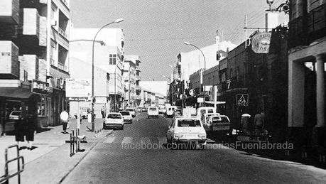La calle de la Plaza en 1990