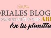 Tutoriales Blogger COMO PONER BOTÓN SUBIR ARRIBA