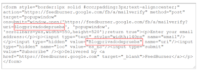 TUTORIAL BLOGGER#6: Como Instalar un Gadget de Suscripción en Blogger TUTORIAL BLOGGER#6: Como Instalar un Gadget de Suscripción en Blogger