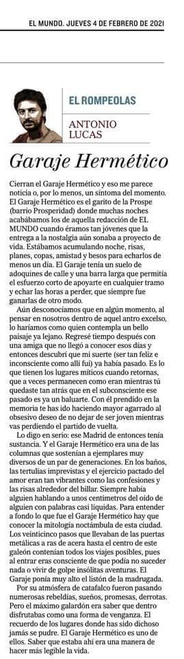 Adiós Garaje Hermético