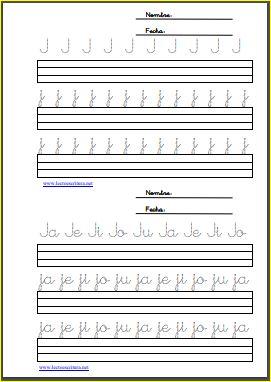 Aprendo a leer y a escribir. La J Aprendo a leer y a escribir. La J