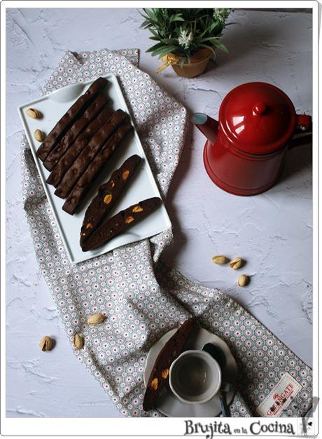 Biscotti de chcocolate y pistacho Biscotti de chcocolate y pistacho
