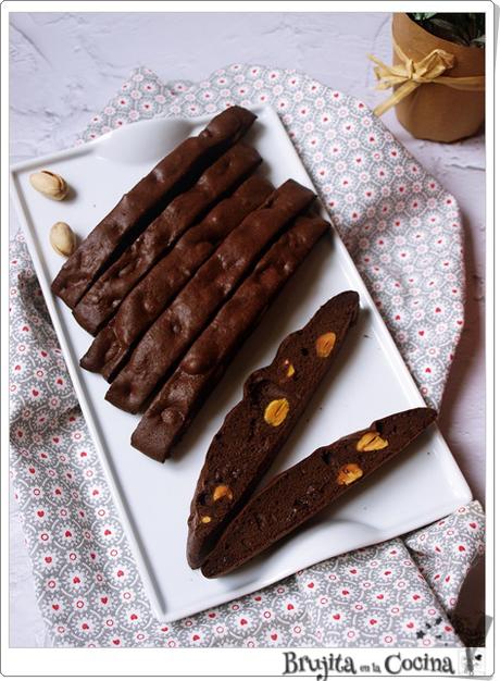 Biscotti de chcocolate y pistacho Biscotti de chcocolate y pistacho