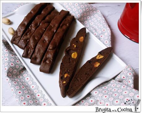Biscotti de chcocolate y pistacho Biscotti de chcocolate y pistacho