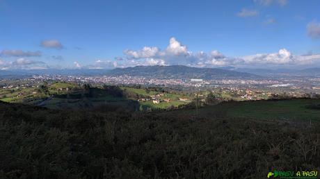 Vista panorámica de Oviedo desde la Grandota