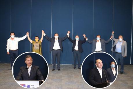 «Sí por San Luis Potosí» presenta Octavio Pedroza y Enrique Galindo como sus candidatos