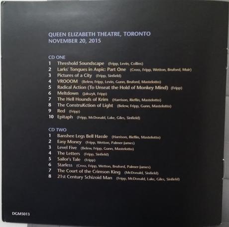 King Crimson - Live in Toronto (2016) King Crimson - Live in Toronto (2016)