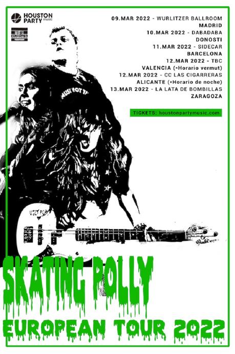 Skating Polly tocarán en 2022 es seis ciudades españolas