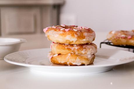 Receta: donuts por San Valentín