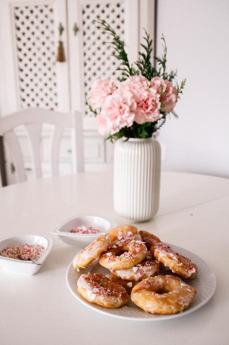 Receta: donuts por San Valentín