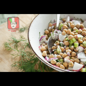 Ensalada de Garbanzos con Aguacates o Atún
