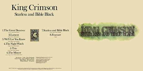 Resultado de imagen para king crimson starless and bible black