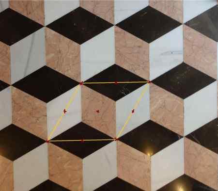 El pavimento de la Cámara Dorada en Valencia