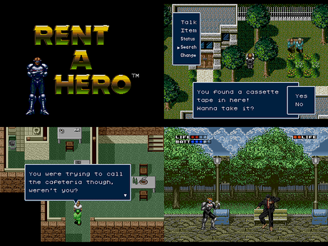 Rent A Hero de Sega Mega Drive / Genesis traducido al inglés