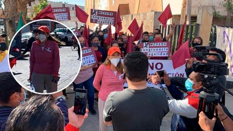 Francisca Reséndiz marcha rumbo a la CDMX contra «la imposición de Mario Delgado»