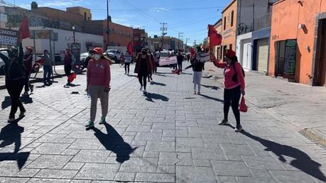 Francisca Reséndiz marcha rumbo a la CDMX contra «la imposición de Mario Delgado»