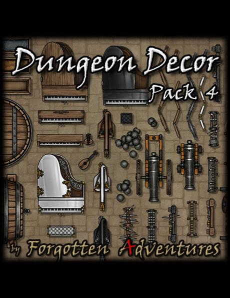 Dungeon Decor - Pack 4,  de ForgottenAdventures