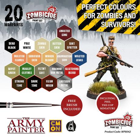 Zombicide 2nd Ed Paint Set, de The Army Painter, en pre-pedidos