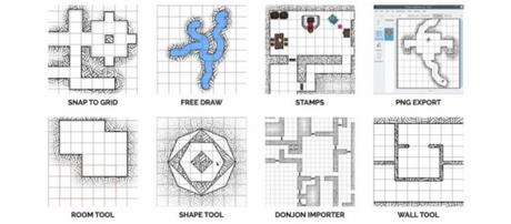 Dungeon Map Doodler: Una gran ayuda para hacer mapas y planos de dungeons